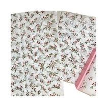 Embalagem De Presente De Natal, Ação De Graças E Aniversário Com Papel Fino Revestido De Cera Holly