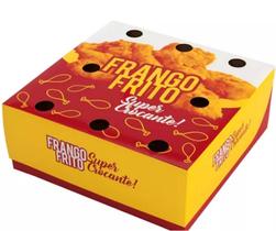 Embalagem Delivery Frango Frito 15x15 500 gramas com 100 unidades