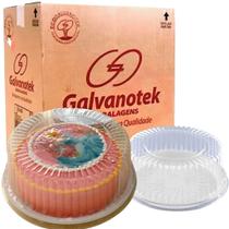 Embalagem Descartável Bolo/Torta G 50 Galvanotek Millenium 1,5kg c/50 conjuntos