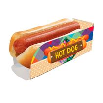 Embalagem Descartável Festa Junina pra Comida Cachorro Quente Hot Dog com 25 Caixas - Fantasias Carol FC