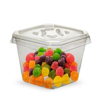 Embalagem Descartável Quadrada Sobremesa 250ML