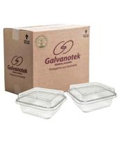 Embalagem doce g650 m 2 cx 300 un 200 ml bolo quadrada - GALVANOTEK