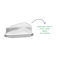 Embalagem Fatia Grande 400ml Para Tortas e Bolos Starpack Pacote 10 ou 25 Unidades Embalagem Fatia Grande 400ml Para Tortas e Bolos Starpack Pacote 10 ou 25 Unidades