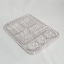 Embalagem flip top transparente pct c/ 05un