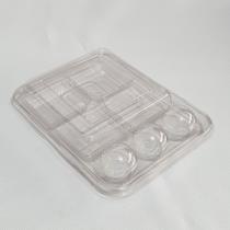 Embalagem flip top transparente pct c/ 05un