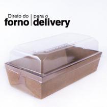 Embalagem Forneavel Delivery (600 ml) Bandeja e tampa Plastico - 50 unidades