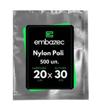 Embalagem Fundo Metalizada Laminada 20x30 500 Um