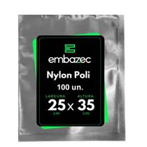 Embalagem Fundo Metalizada Laminada 25x35 100 Un