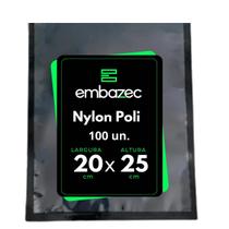 Embalagem Fundo Preto Laminado 20x25 100 Un