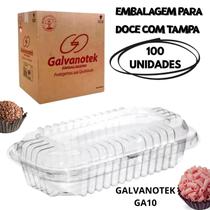 Embalagem Galvanotek com 100 unid, Ga10 Brigadeiro, Sobremesa, salgados