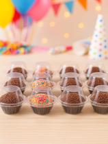 Embalagem Individual Brigadeiro C/100 Festa Doce Sobremesa