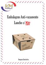 Embalagem Kraft anti-vazamento c/100 - caixa delivery, box lache, hambúrger, hamburgueria (15944) Embalagem Kraft anti-vazamento c/100 - caixa delivery, box lache, hambúrger, hamburgueria (15944)