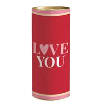 Embalagem Lata Para Presentes Rigida Fundo Fixo Tampa Removivel LOVE YOU Tamanho G Embalagem Lata Para Presentes Rigida Fundo Fixo Tampa Removivel LOVE YOU Tamanho G