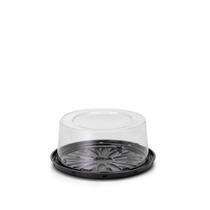 Embalagem Mini Bolo Redondo G32CT Transparente 100un 750g Galvanotek