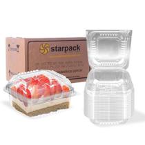 Embalagem Mini Doce Quadrado Bolo No Pote 300un Torta 130ml - Starpack Art