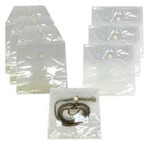 Embalagem Multiuso PVC Cristal com Botão 15x15cm Kit 30unds Embalagem Multiuso PVC Cristal com Botão 15x15cm Kit 30unds