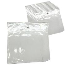 Embalagem Multiuso PVC Cristal com Botão 22x22cm Kit 100unds
