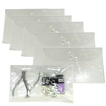 Embalagem Multiuso PVC Cristal com Botão 24x14 cm Kit 20unds