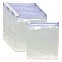 Embalagem Multiuso PVC Cristal com Zíper 10x11,5cm Kit 50un