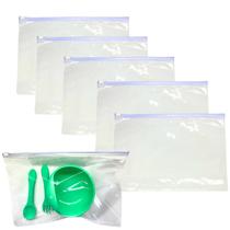 Embalagem Multiuso PVC Cristal com Zíper 30x21cm Kit 50unds