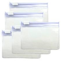 Embalagem Multiuso PVC Cristal com Zíper 8,5x6cm Kit 50unds