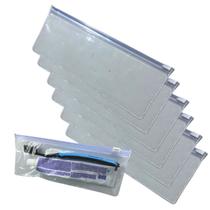 Embalagem Multiuso PVC Retangular Zíper 22x9cm Kit 50unds Embalagem Multiuso PVC Retangular Zíper 22x9cm Kit 50unds