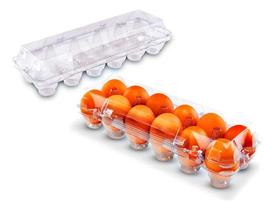 Embalagem Para 12 Ovos De Galinha Kit 50 Unidades Cor Transp