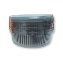 Embalagem para 1,2Kg G50MB Branca com Tampa Baixa Galvanotek c/10 un Embalagem para 1,2Kg G50MB Branca com Tampa Baixa Galvanotek c/10 un