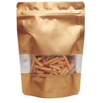 Embalagem para alimentos saco hermetico ouro 14x20cm packpel