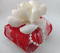 Embalagem para Bem Casado/Bem Nascido de Renda