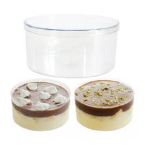 Embalagem para Bolo de Pote Redonda Transparente 375 mL Embalagem para Bolo de Pote Redonda Transparente 375 mL