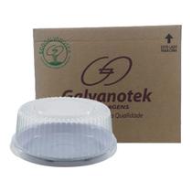 Embalagem para bolo g56 m cx 50 un torta tampa média cristal Embalagem para bolo g56 m cx 50 un torta tampa média cristal