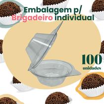 Embalagem Para Brigadeiro com 100 unid Blister Gourmet Individual Embalagem Para Brigadeiro com 100 unid Blister Gourmet Individual