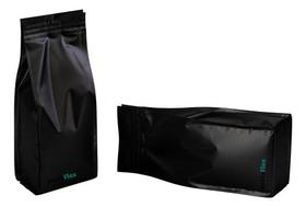 Embalagem Para Café 4 Soldas 500g Preto 11x32 - 200un