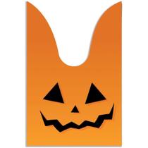 Embalagem para Doces Halloween Saco SOFT 10X16,5+3CM Pacote com 50 Unidades