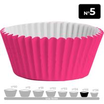Embalagem para Doces Nº 5 Forminha Rosa - Pacote com 10 X 100 Unidades Embalagem para Doces Nº 5 Forminha Rosa - Pacote com 10 X 100 Unidades