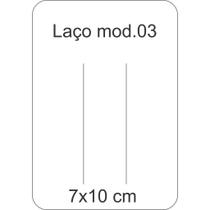 Embalagem para Laços Modelo Retangular 7x10 cm 100 unidades