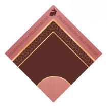 Embalagem para Ovo Coelho Clássico Rose 500g a 750g - 25 Un