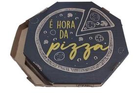 Embalagem para Pizza com 25 Unidades 35 Cm - É hora da pizza - WR
