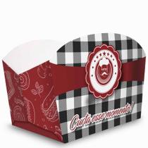 Embalagem Para Porções E Batata Frita Xadrez 200Un