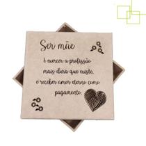 Embalagem Para Presente Caixa MDF Dia das Mães 15x15x5