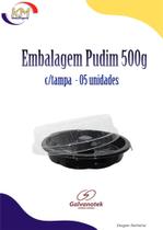 Embalagem para Pudim c/tampa 500g c/05 unid. - doces, confeitaria, manjar (6185) Embalagem para Pudim c/tampa 500g c/05 unid. - doces, confeitaria, manjar (6185)