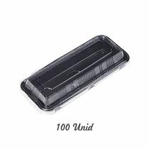 Embalagem para Sushi Combinado 00 com tampa 100 unidades