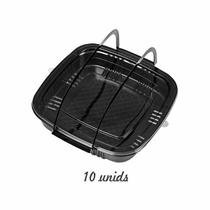 Embalagem para Sushi Combinado Mini 05 c/ tampa/alça 10 unds