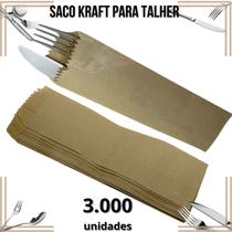 Embalagem Para Talher Kraft 3.000 Unidades