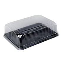Embalagem para Torta 3kg Tampa Média Preta G70MM Galvanotek com 10 unidades Embalagem para Torta 3kg Tampa Média Preta G70MM Galvanotek com 10 unidades