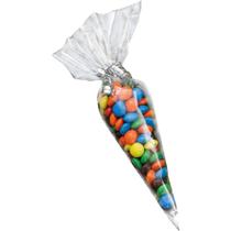 Embalagem para TRUFA/CONE Cone Incolor 18X30CM Pacote com 50