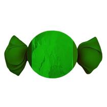Embalagem para trufa lisa (15x16 cm.) verde c/ 100 un.
