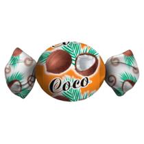 Embalagem para trufa sabores (15x16 cm.) coco c/ 100 un.