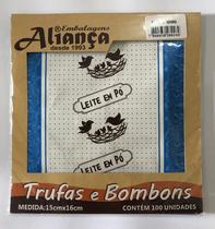 Embalagem para trufas Aliança 15x16cm 100un